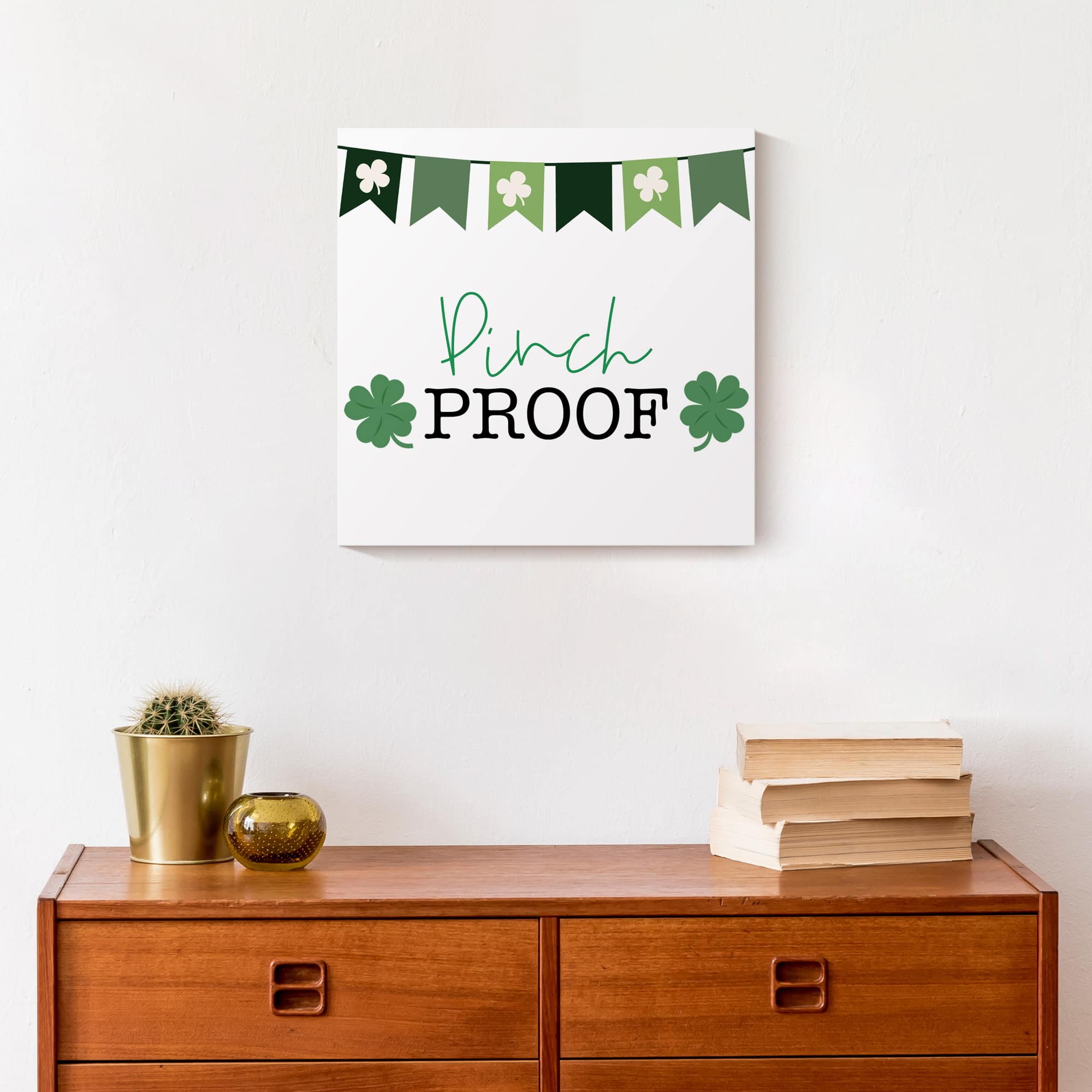 Pinch Proof Banner 12" x 12" Canvas Wall Art